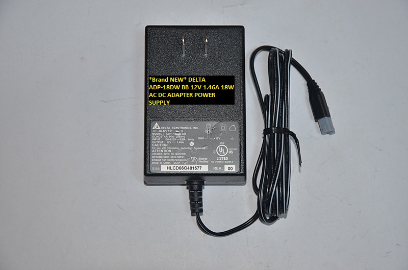 *Brand NEW* 12V 1.46A 18W DELTA ADP-18DW BB AC DC ADAPTER POWER SUPPLY